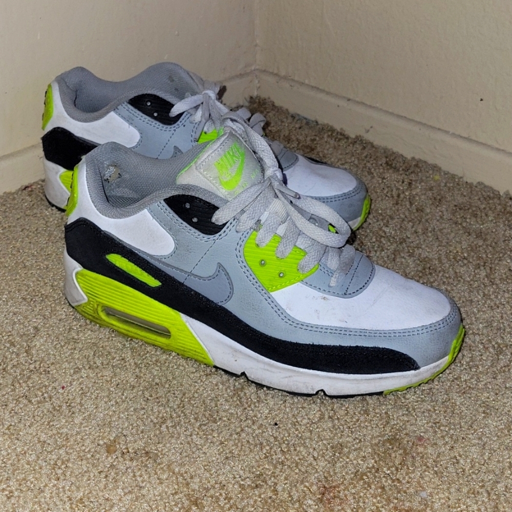 Nike air max 90 og white green volt Grey black